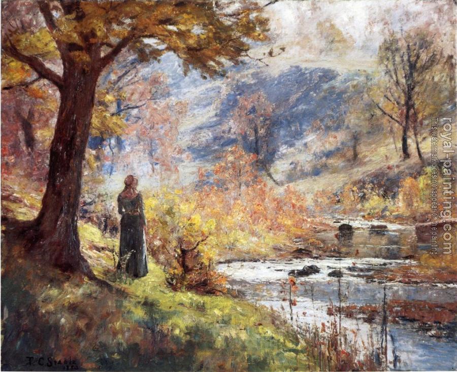 Theodore Clement Steele : Morning by the Stream